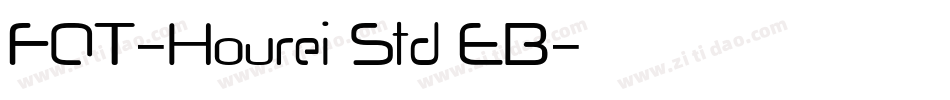 FOT-Hourei Std EB字体转换